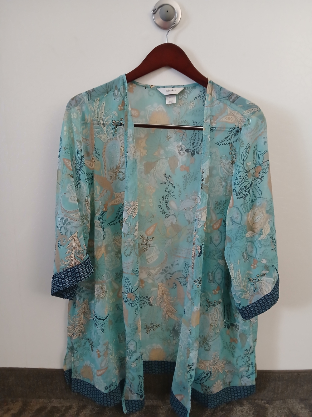 CJ Banks Sheer Kimono Robe